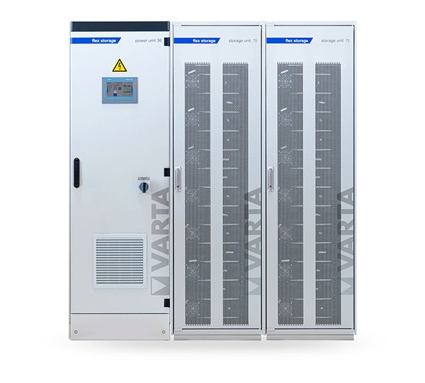 VARTA Flex Storage E 36/150, Storage mit Backup 135 kWh nutzbar, 36kW WR, inkl. Inbetriebnahme
