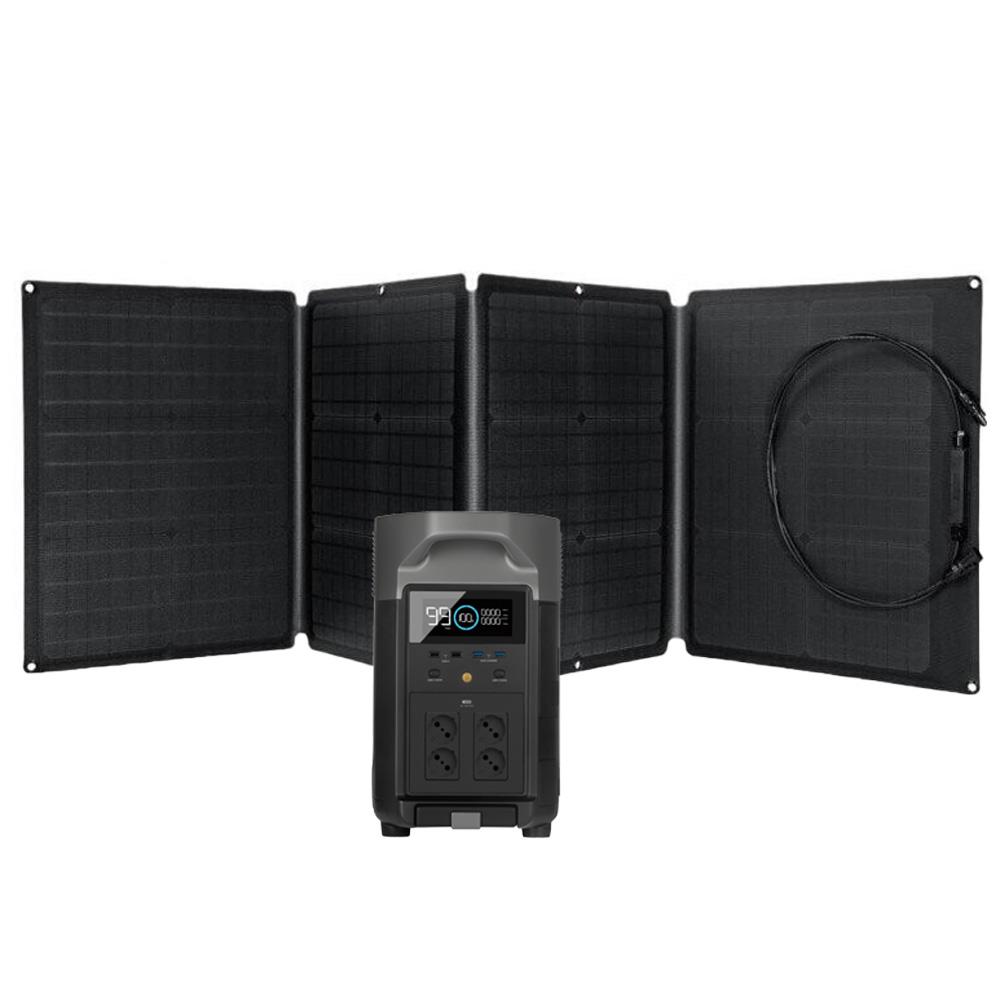 EcoFlow DELTA Pro 3600Wh Portable Powerstation mit Solarpanel 160W