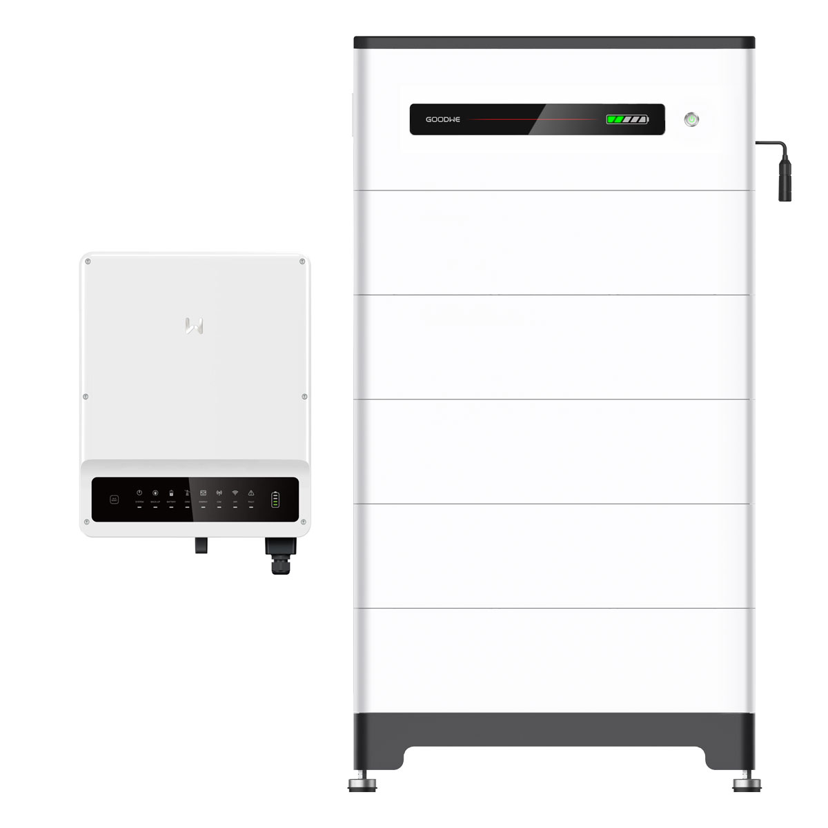 GoodWe ET Plus HV GW8K-ET 8kW Hybrid Wechselrichter mit 16,4kWh Solarspeicher-Set
