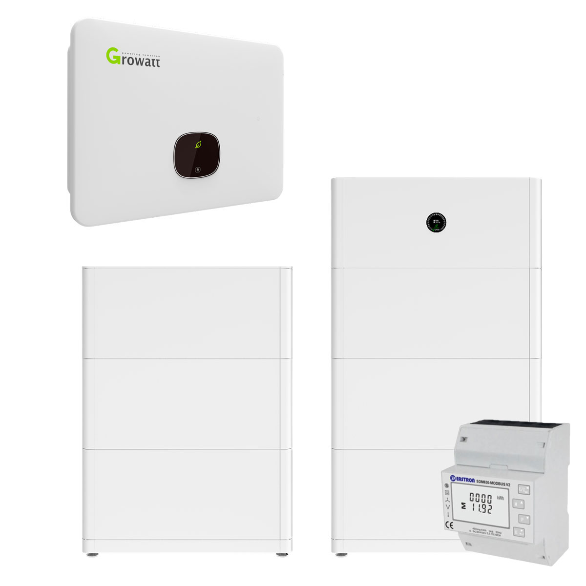 Growatt MID 20KTL3-XH 20kW Hybrid Wechselrichter mit 30kWh Solarspeicher-Set