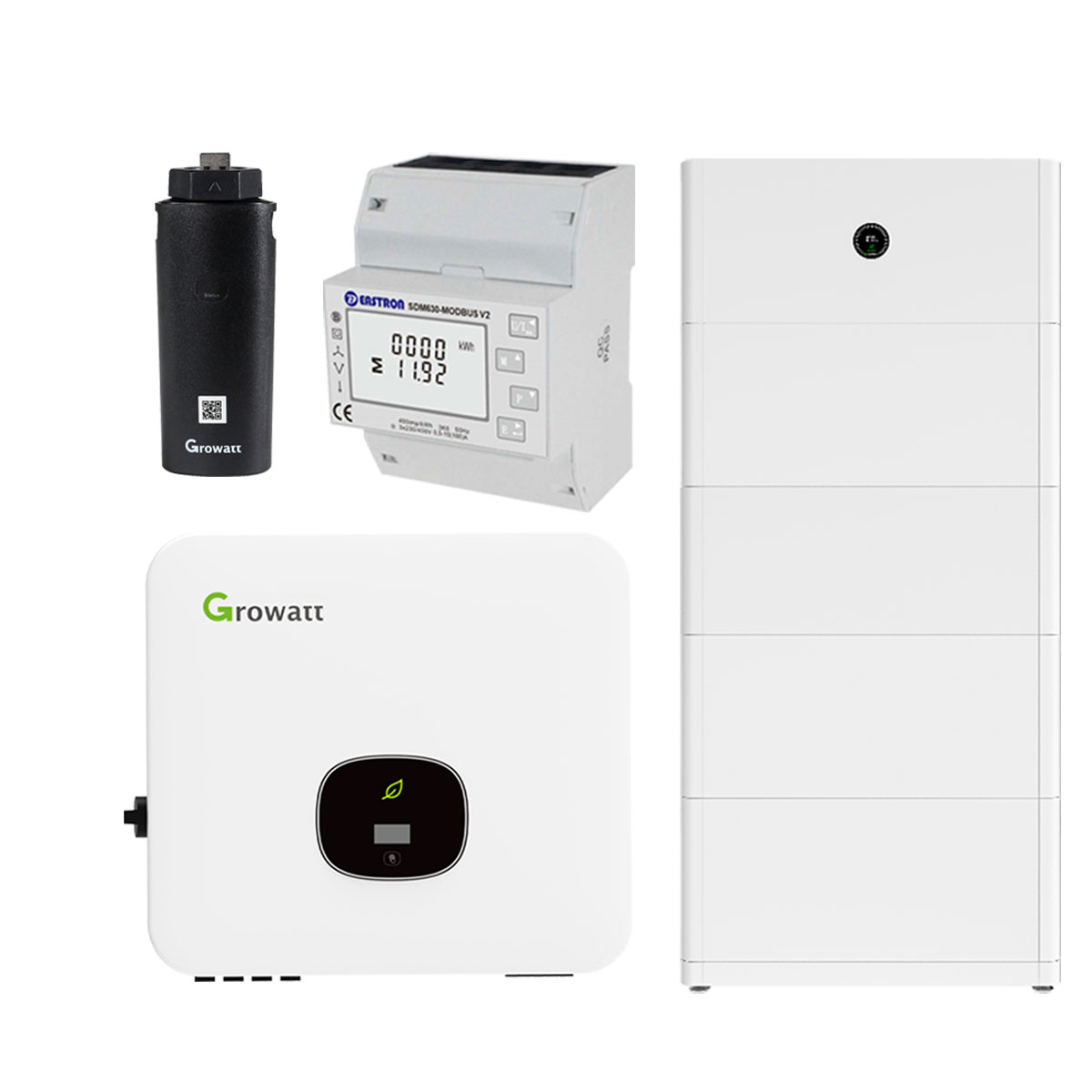 Growatt MOD 10KTL3-XH2 10kW Hybrid Wechselrichter mit 20kWh Solarspeicher-Set