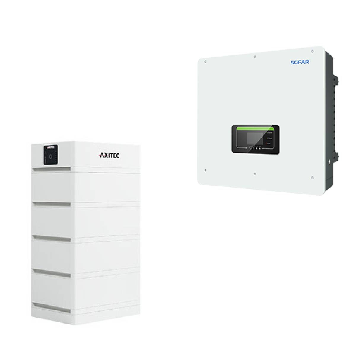 SOFAR HYD 10KTL-3PH mit AXIstorage LI SV1 13.5 Hochvolt Solarspeicher, 13,5 kWh