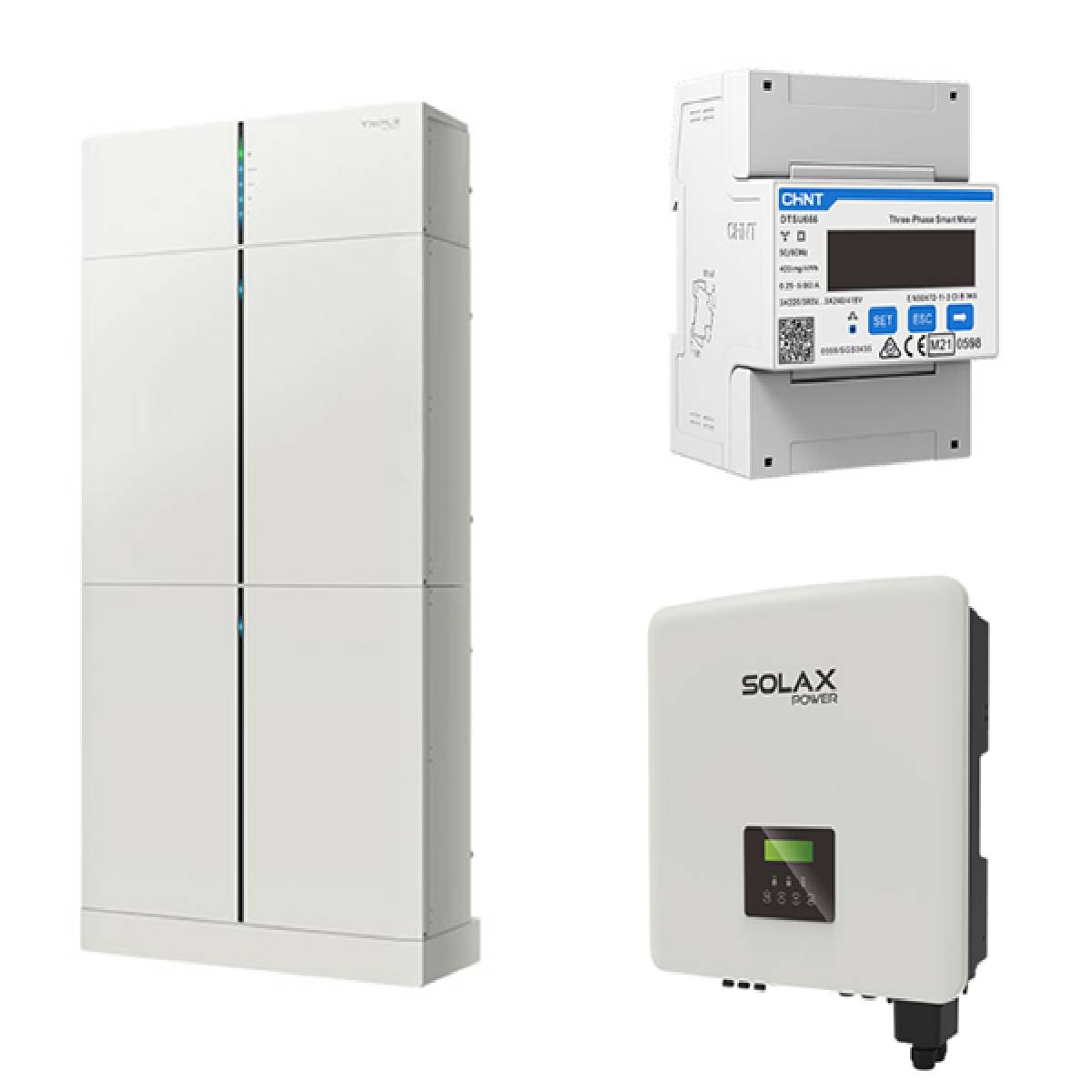 SolaX X3-Hybrid 5.0-D G4.2 mit T-BAT H 6.0 Hochvolt Solarspeicher, 6 kWh