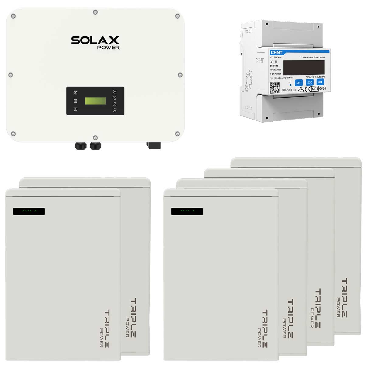 SolaX X3-ULT-25k 25kW Hybrid Wechselrichter mit 35,6kWh T58 Solarspeicher-Set