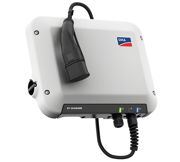 SMA EV CHARGER 7,4   Einphasige AC-Ladestation mit 7,5 m Ladekabel