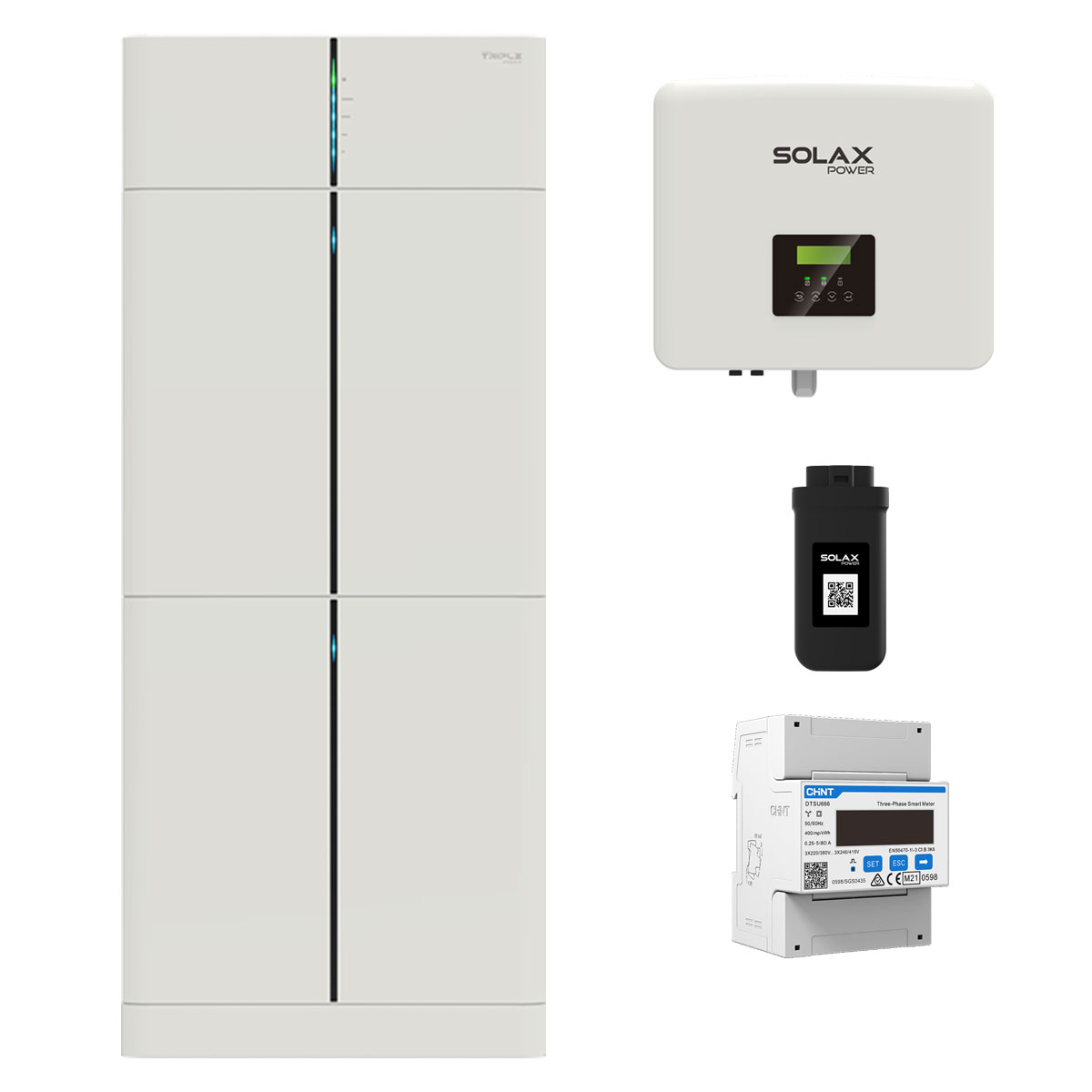 SolaX X1-Hybrid G4 3.7kW Hybrid Wechselrichter mit 6 kWh Solarspeicher-Set