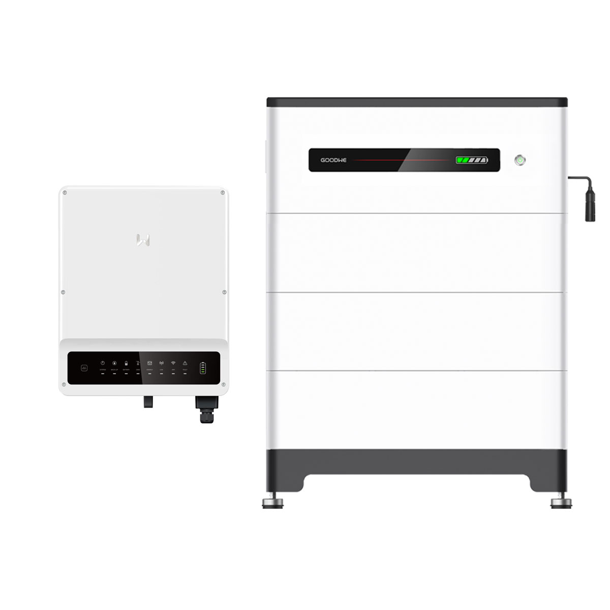 GoodWe ET Plus HV GW8K-ET 8kW Hybrid Wechselrichter mit 9,8kWh Solarspeicher-Set