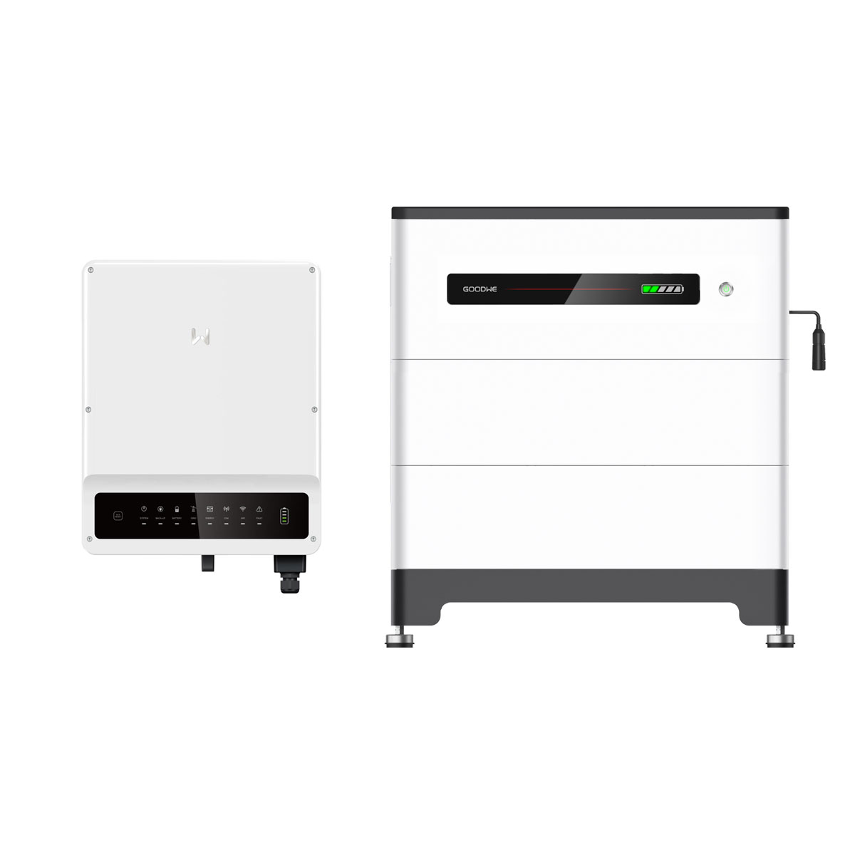 GoodWe ET Plus HV GW8K-ET 8kW Hybrid Wechselrichter mit 6,6kWh Solarspeicher-Set
