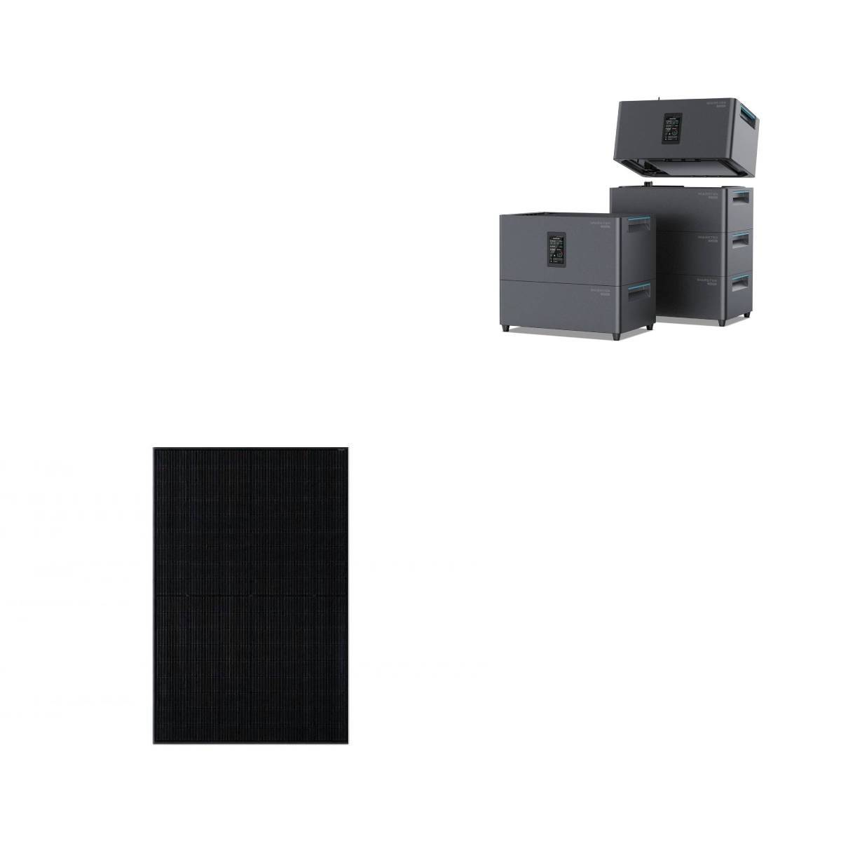 Marstek Jupiter C Plus 2,56kWh Solarspeicher + Erweiterungsbatterie 7,68kWh + 4x Sunpro TopCon Mono Sunpro TopCon Mono 450 Watt Full Black Glas-Glas Solarmodul