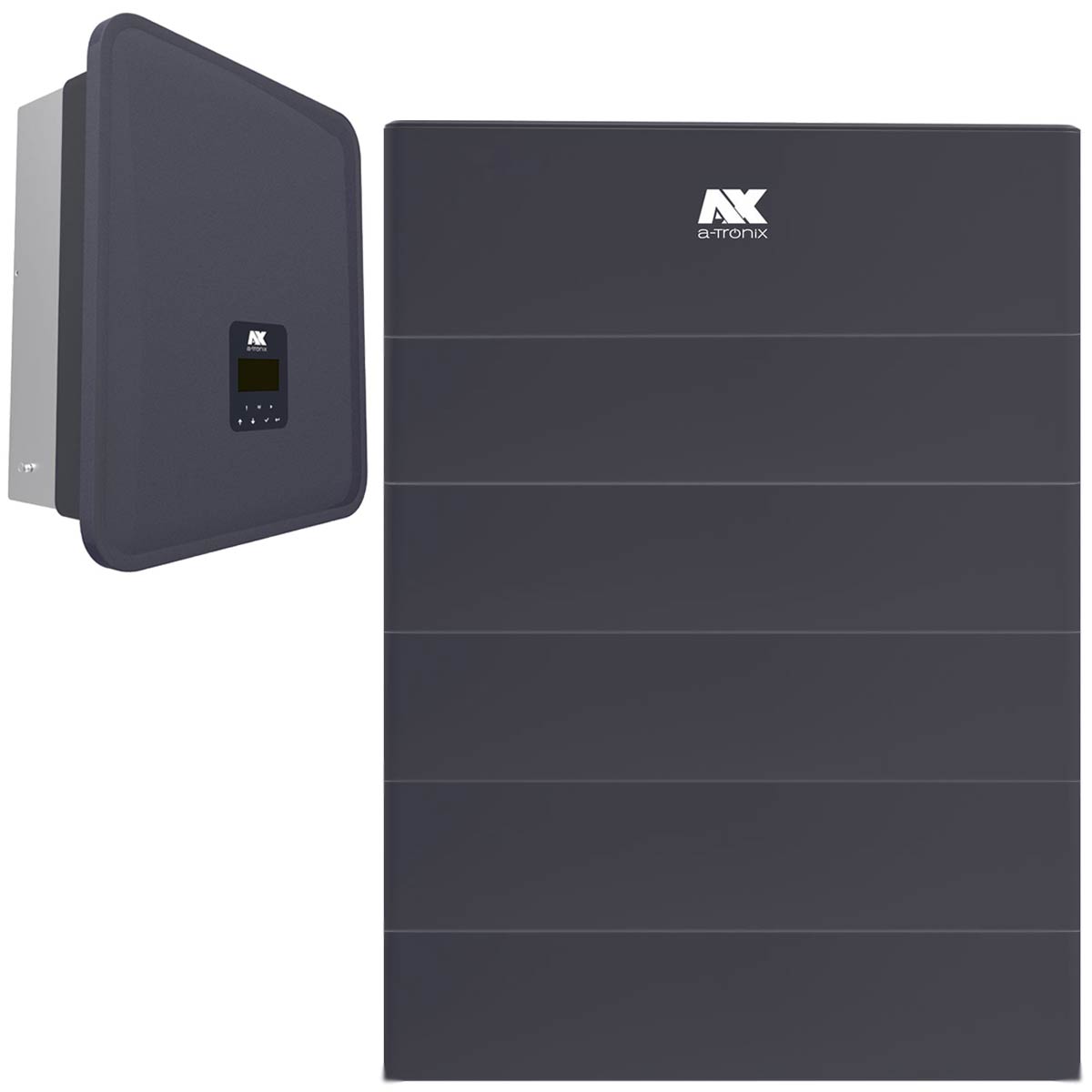 a-TroniX AX 10,0kW-3ph Hybrid Wechselrichter und 17,28kWh Speicher