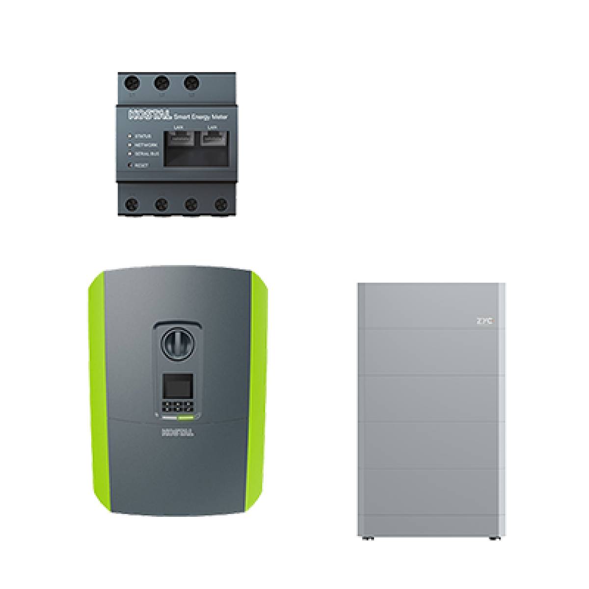 Kostal PLENTICORE PLUS 8.5 G2 mit ZYC SIMPO HV 12.8 Hochvolt Solarspeicher, 12,8 kWh