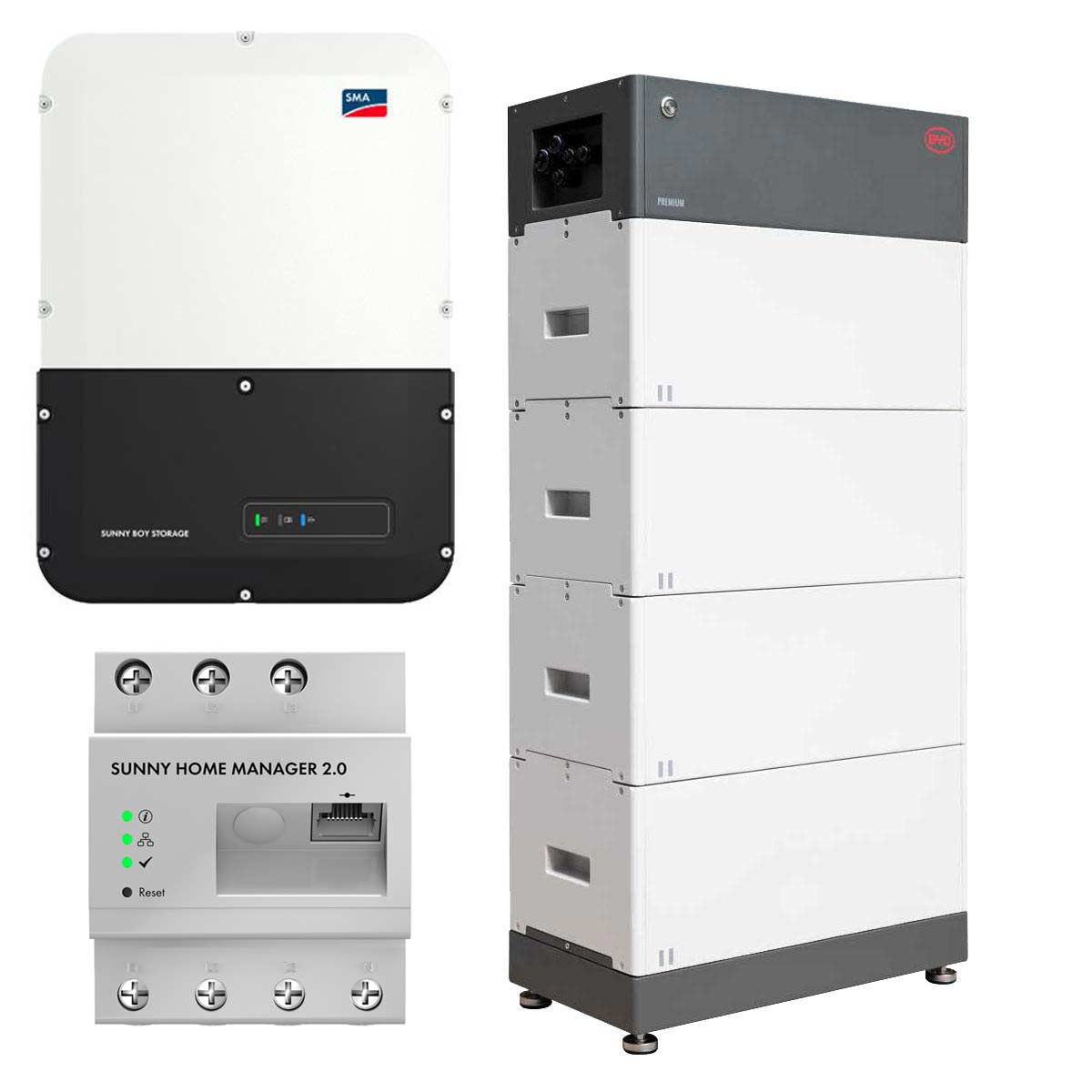 SMA Sunny Boy Storage 6.0 6kW Wechselrichter mit 10,24kWh Batteriespeicher-Set