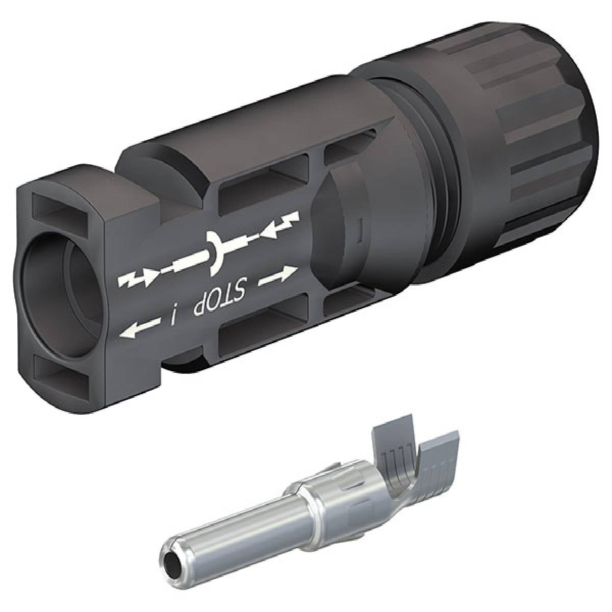 Stäubli MC4 MALE KST4/6II-UR MC4 Kupplungsstecker (-) für Kabel
