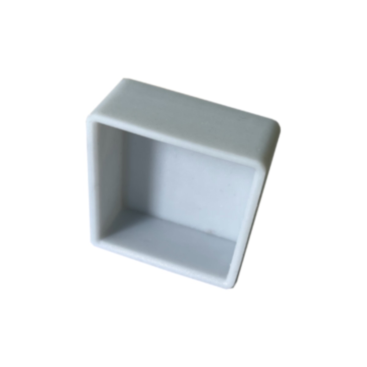 Endkappe silber/grau, EPDM, 40x40x20mm