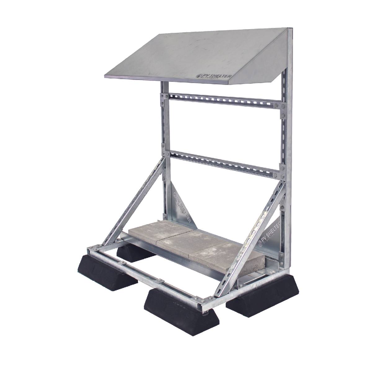 Conduct SINGLE SHELTER WALL-FLOOR Standmontagegestell mit Überdachung