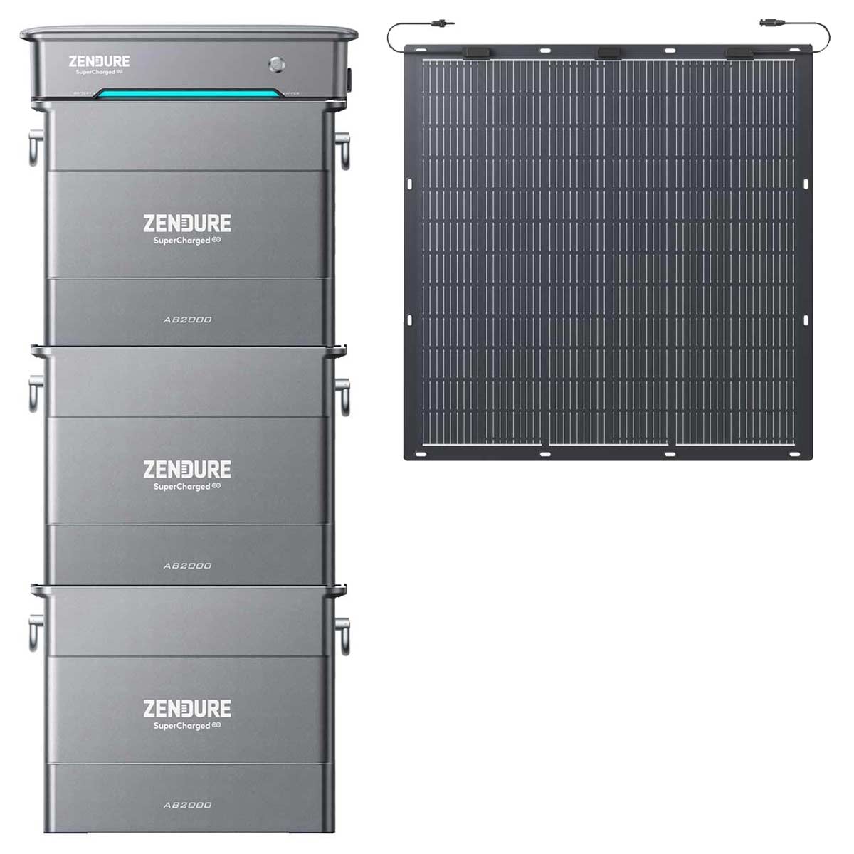 Zendure Hyper 2000 Balkonkraftwerk 1,2kW, mit 5,76kWh Speicher, 8 x 220W Module