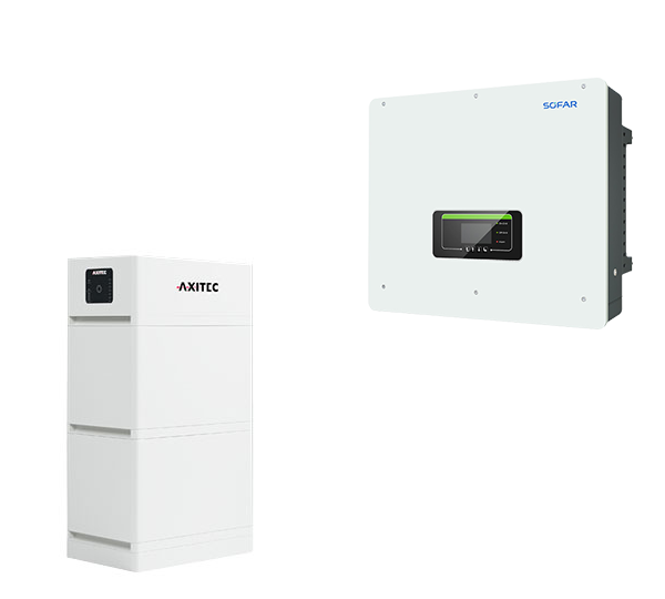 SOFAR HYD 6KTL-3PH Hybrid-WR mit AXIstorage Li SV2 6.7 HV-Speichersystem, 6,7 kWh nutzbar, 3-phasig