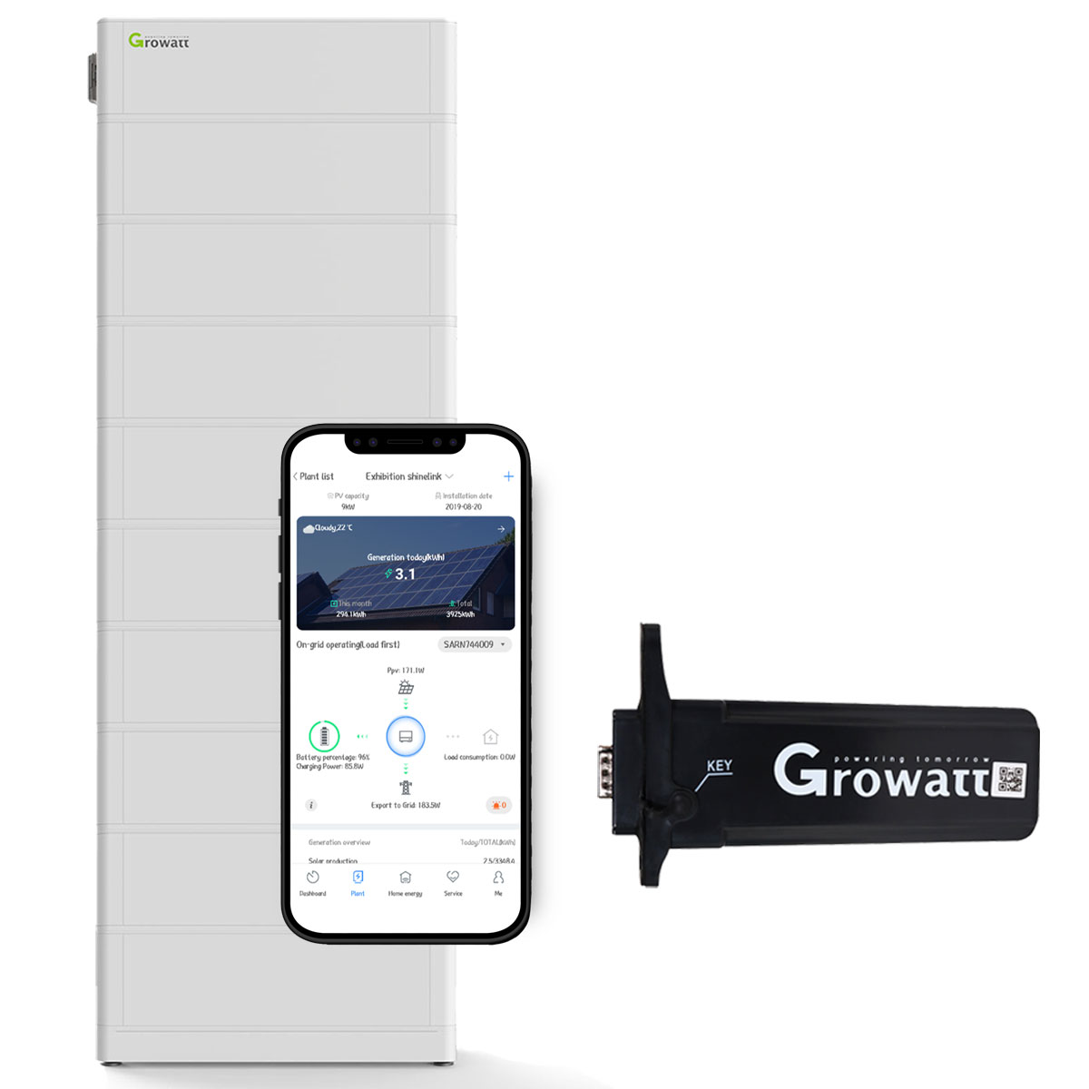 Growatt ARK 23.0kWh Hochvolt-Solarspeicher-Set für Growatt SPH TL3-BH-UP Serie