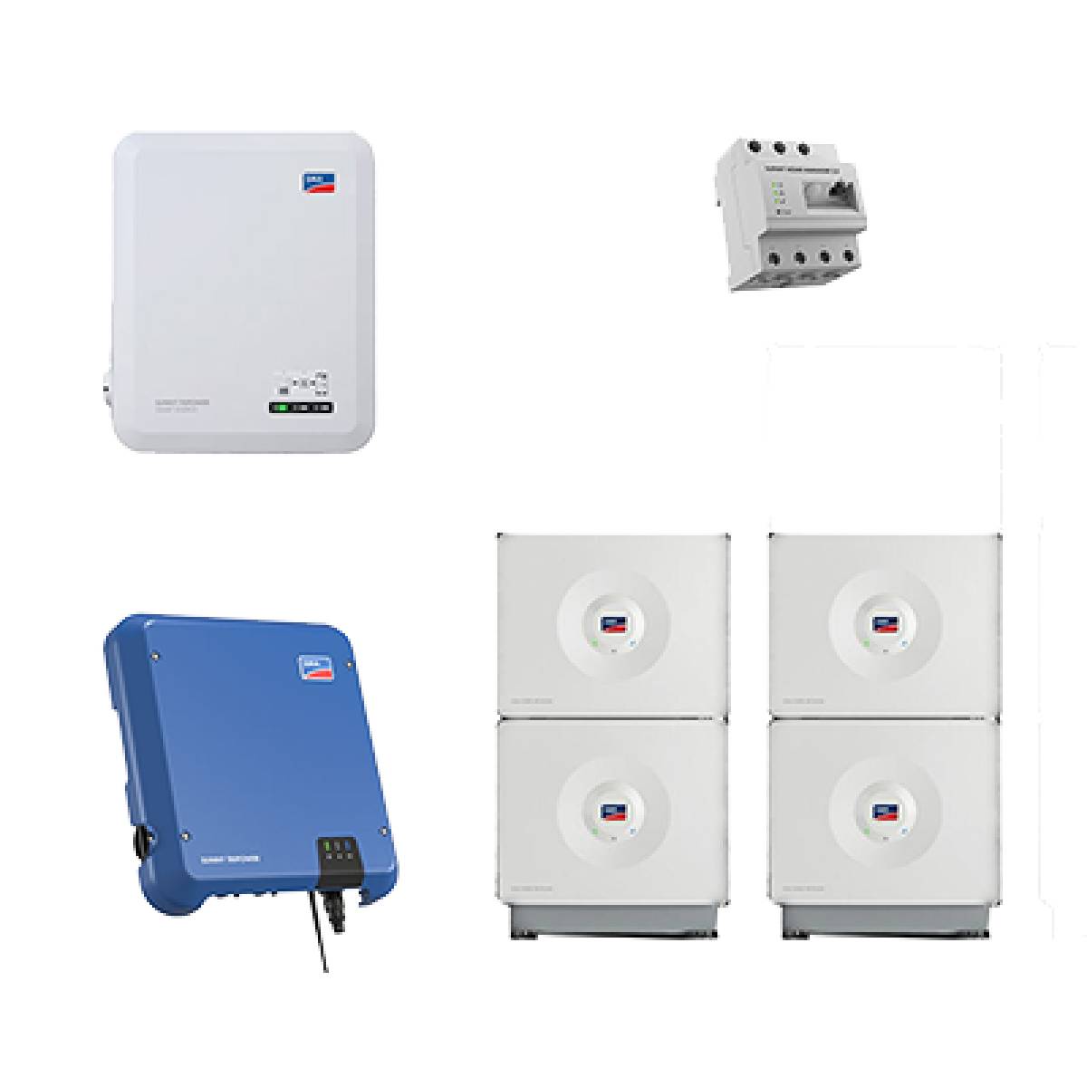 SMA Home Storage 13.1 + STP 10.0 SE + STP 10.0 HV-Speichersystem, 13,12 kWh