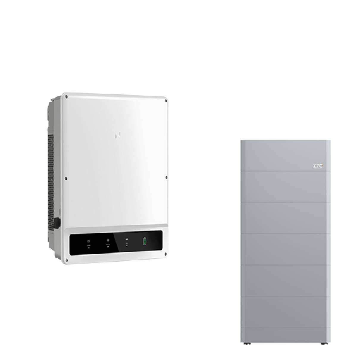 GoodWe GW20K-ET mit ZYC SIMPO HV 16 Hochvolt Solarspeicher, 16 kWh