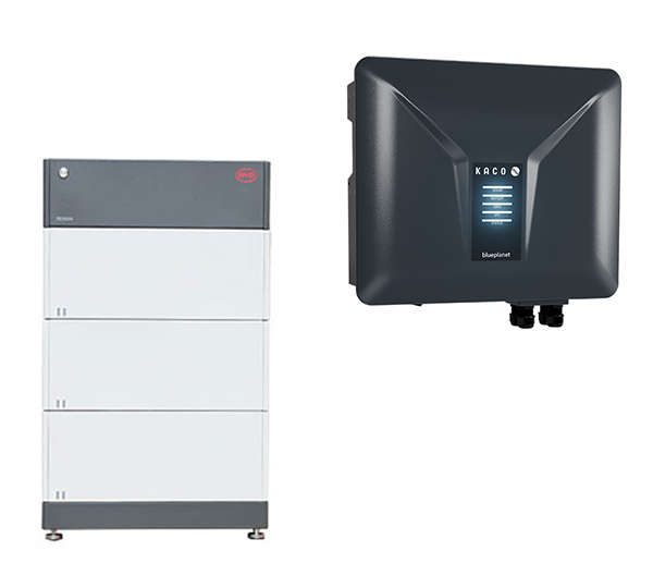 KACO blueplanet hybrid 10.0 NH3-M3 mit B-Box HVS 7.7 HV-Speichersystem, 7,68 kWh nutzbar, 3-phasig