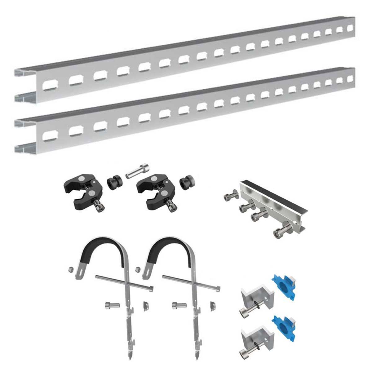 Balkonhalterung Befestigungssystem aus Aluminium für Balkonkraftwerk
