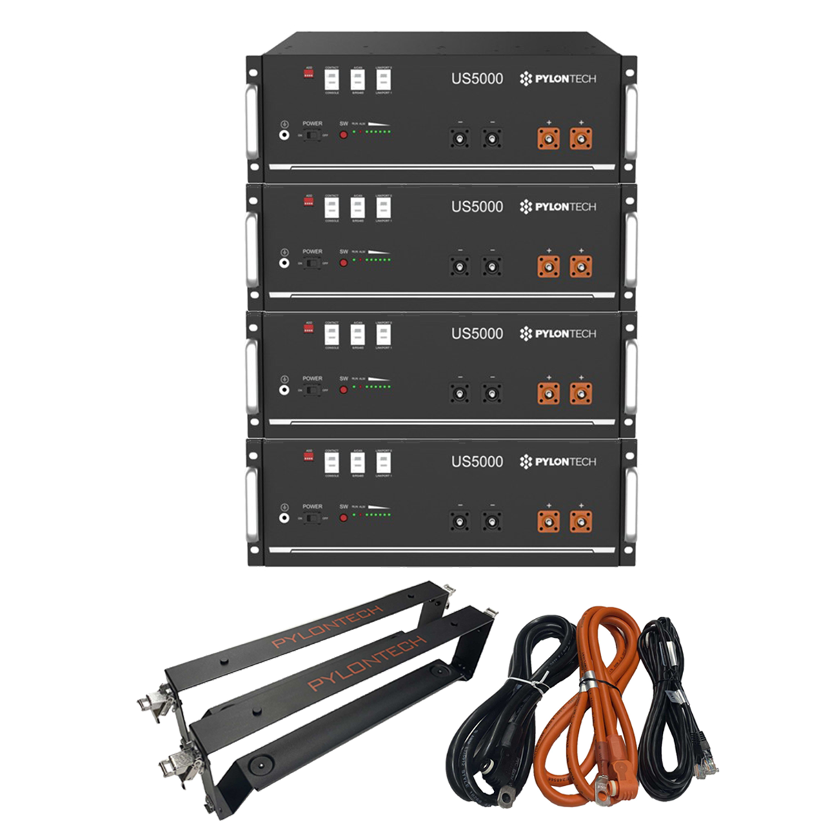 Pylontech 20 kWh Solarspeicher Lithium LiFePO4 inkl. Kabel und BMS