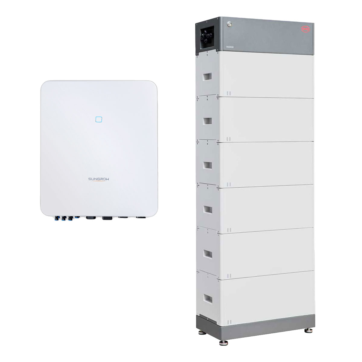 Sungrow HV SH5.0RT 5kW Hybrid Wechselrichter mit 16,56kWh Batteriespeicher-Set