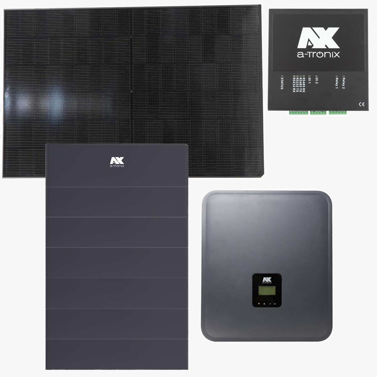 a-Tronix 10 kWp HEMS Solar Set mit 20,16 kWh Speicher