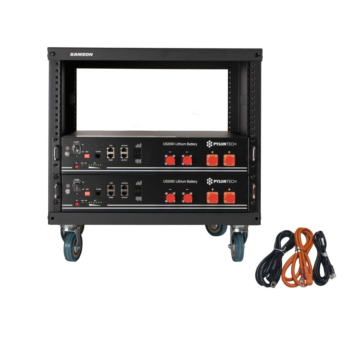 Pylontech 4,8 kWh Solarspeicher Lithium LiFePO4 inkl. Kabel und BMS und Rack 