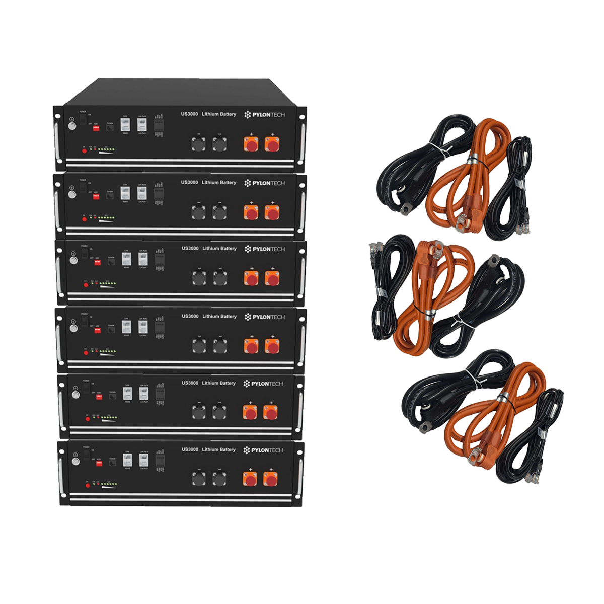 Pylontech 21 kWh Solarspeicher Lithium LiFePO4 inkl. Kabel