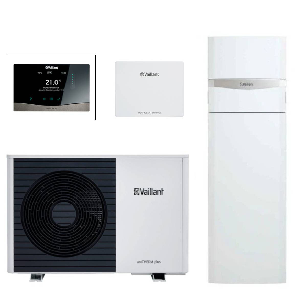 Vaillant Wärmepumpen Set aroTHERM plus VWL 75/6A S2 mit uniTOWER