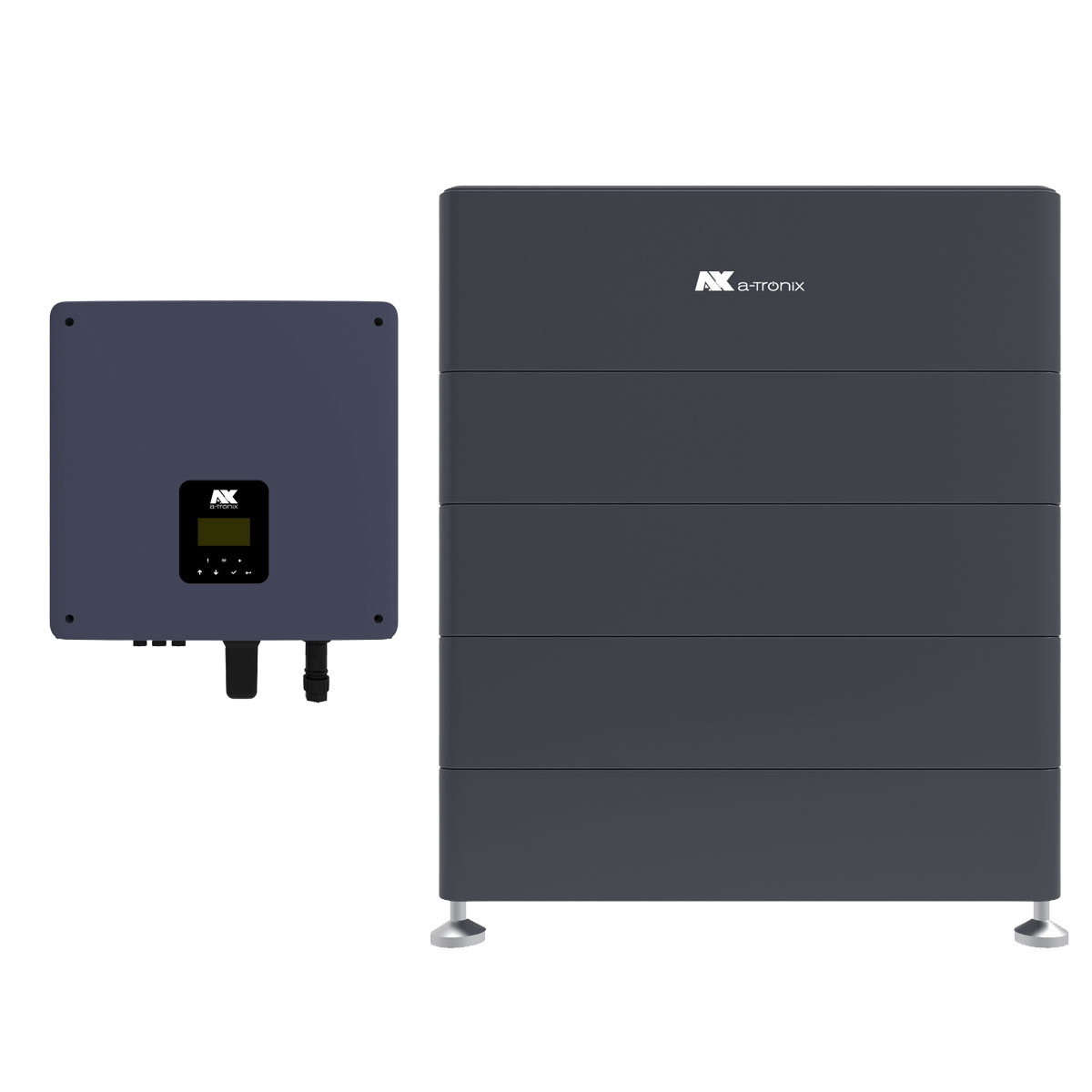 a-TroniX AX 4,6kW-1ph Hybrid Wechselrichter und 14,4kWh Speicher