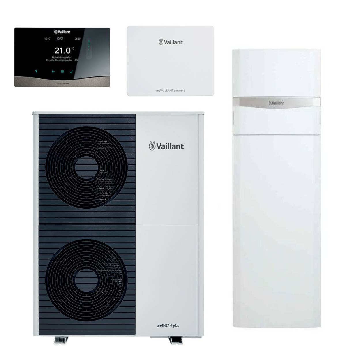 Vaillant Wärmepumpen Set aroTHERM plus VWL 125/6A S2 mit uniTOWER