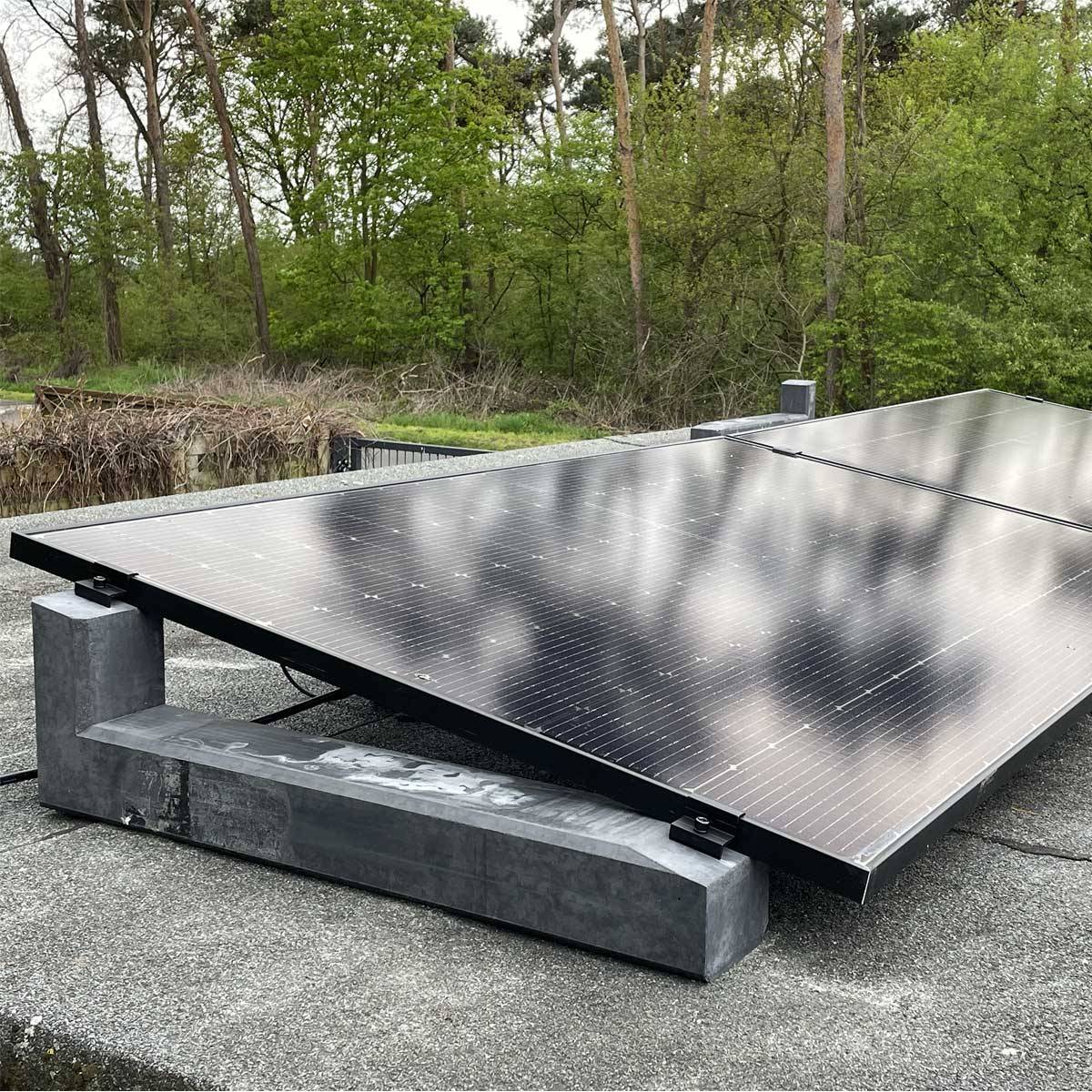 Wattstone PV-Aufständerung 10 Grad anthrazit inkl. Klemmen (Ost-West)