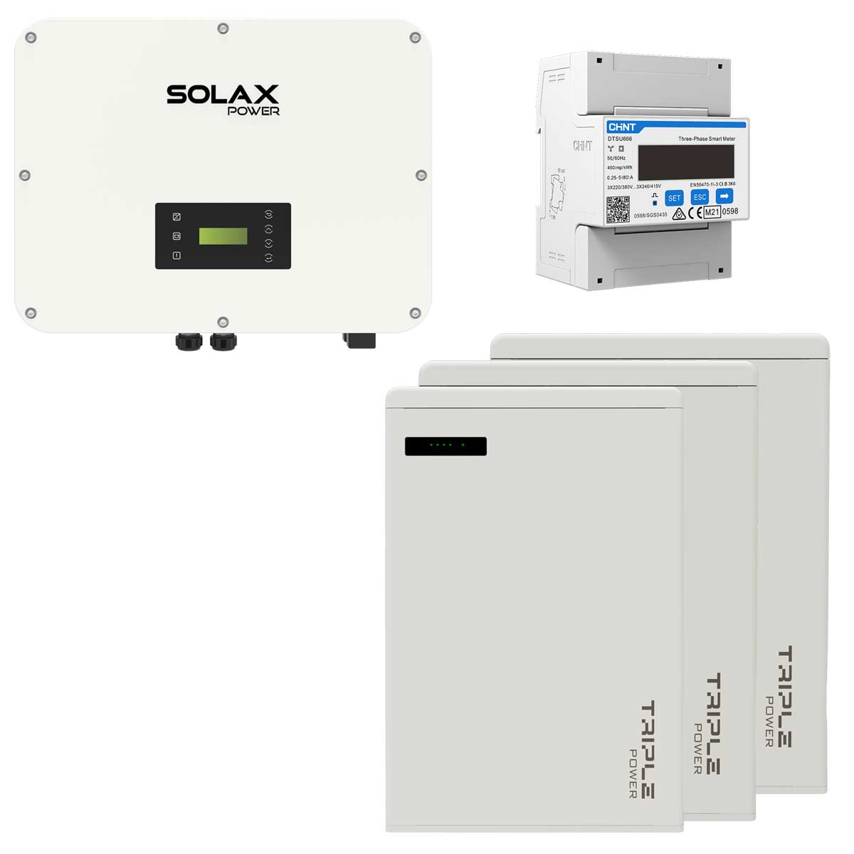 SolaX X3-ULT-25k 25kW Hybrid Wechselrichter mit 17,4kWh T58 Solarspeicher-Set