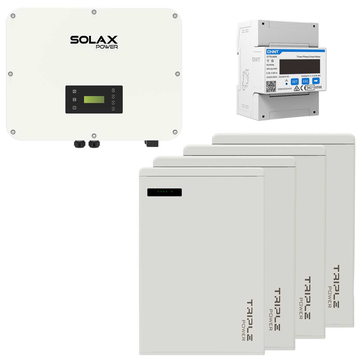 SolaX X3-ULT-25k 25kW Hybrid Wechselrichter mit 23,2kWh T58 Solarspeicher-Set