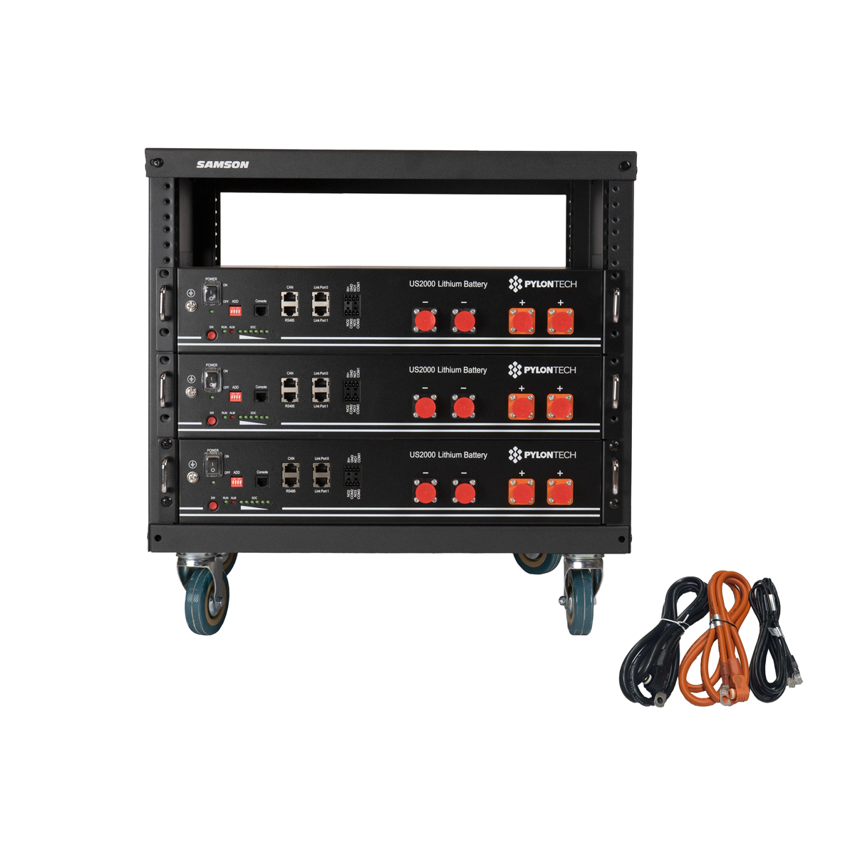 Pylontech 7,2 kWh Solarspeicher Lithium LiFePO4 inkl. Kabel und BMS und Rack 