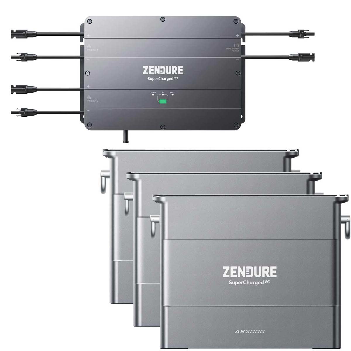 Zendure SolarFlow Smart PV Hub 2000 mit 5,76kWh Speicher Balkonkraftwerk bis 2.400 Watt