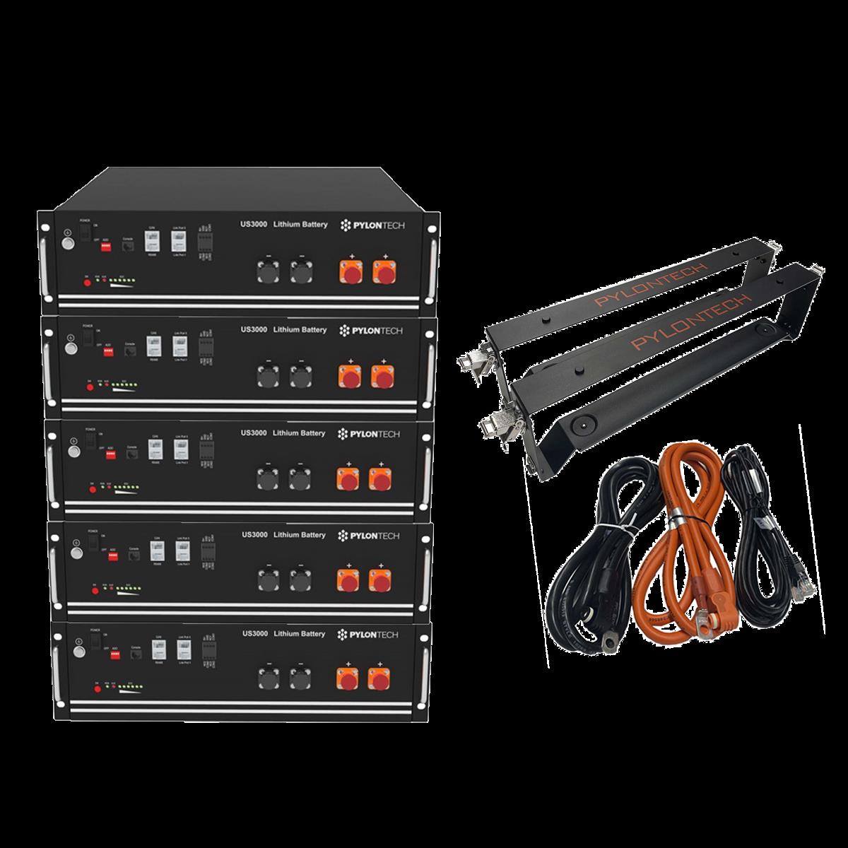 Pylontech 17,5 kWh Solarspeicher Lithium LiFePO4 inkl. Kabel