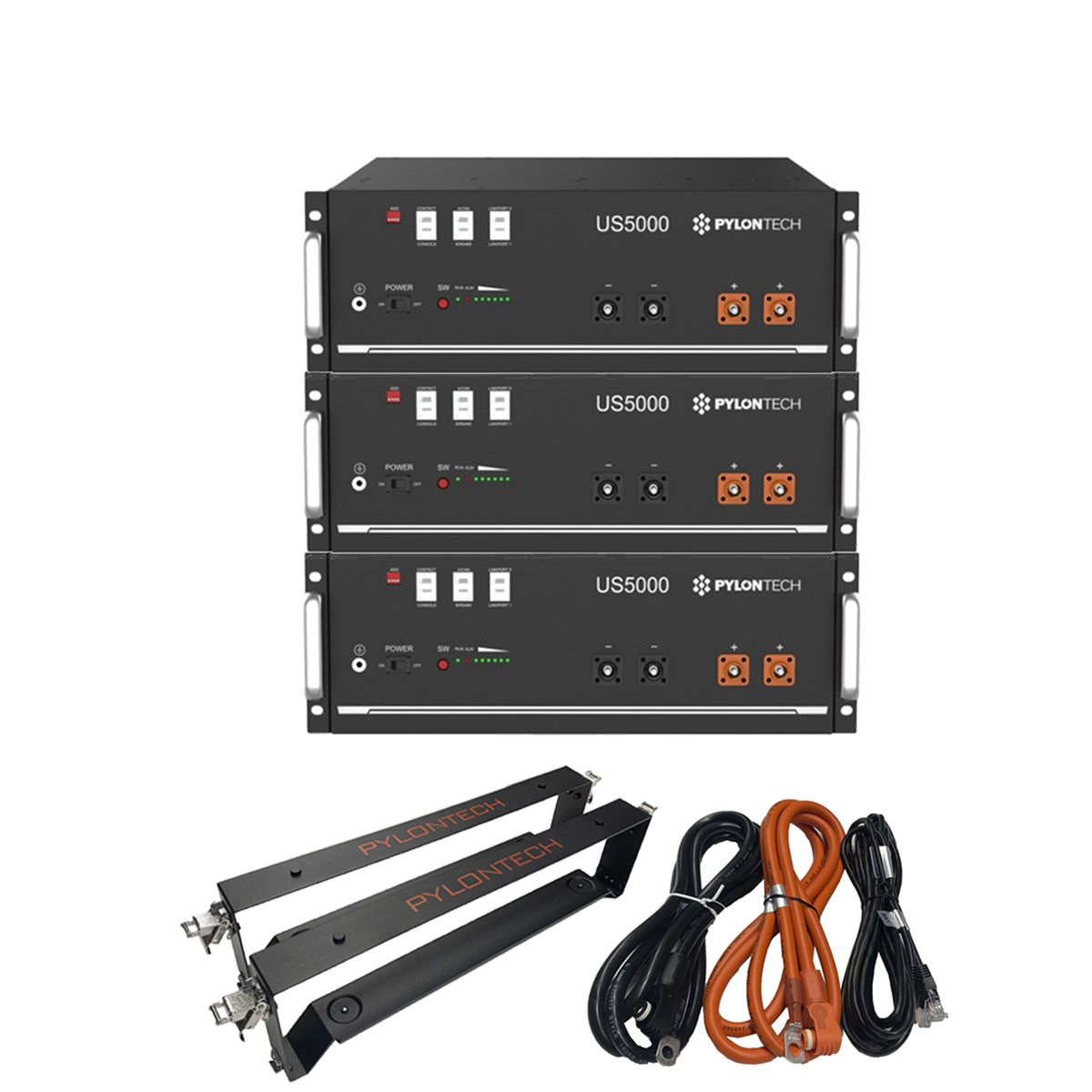 Pylontech 15 kWh Solarspeicher Lithium LiFePO4 inkl. Kabel und BMS