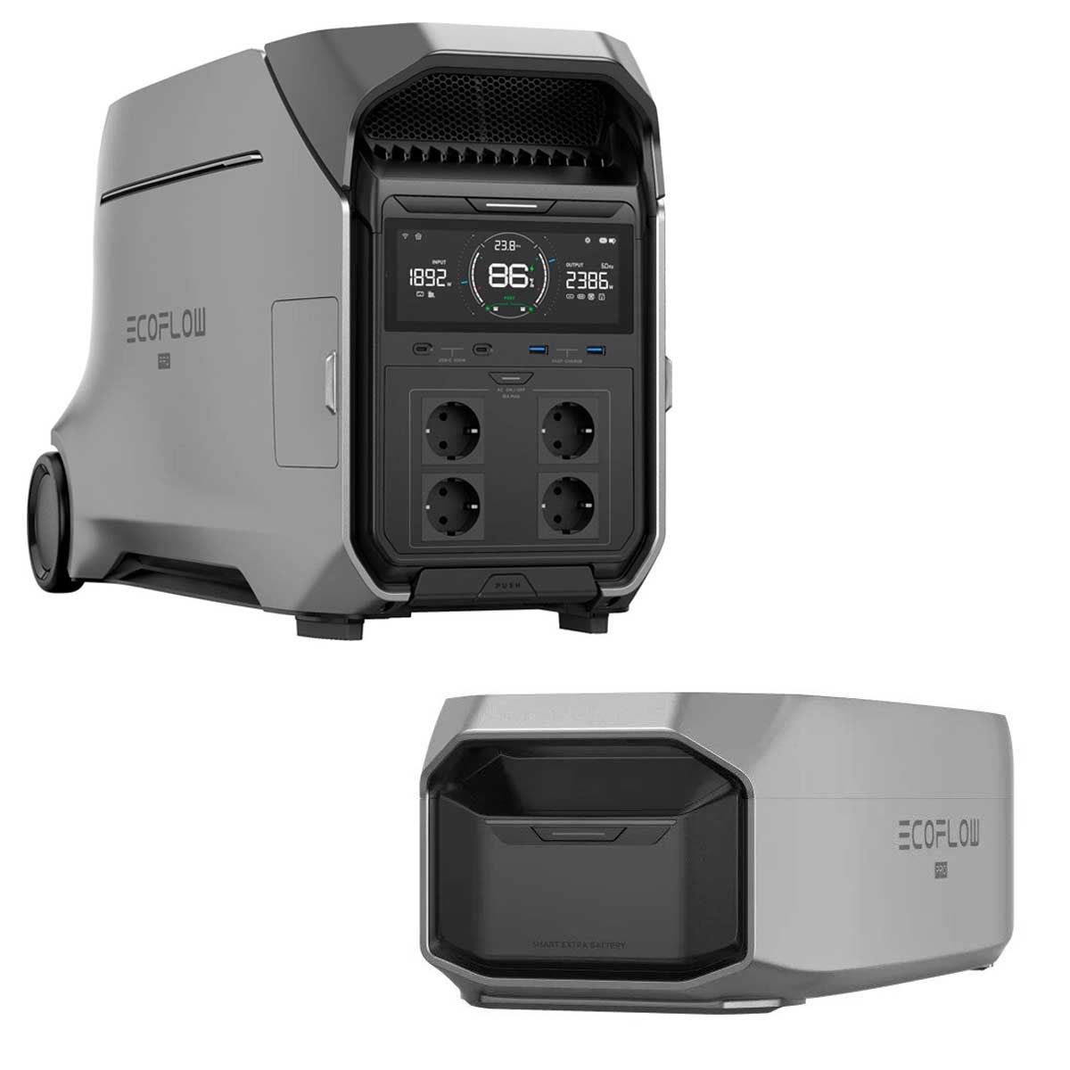 EcoFlow DELTA PRO 3 Powerstation mit DELTA PRO 3 Smart Extra Batterie