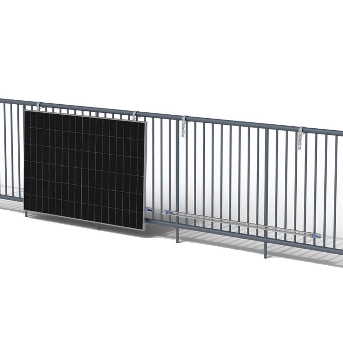 FOX ESS Balkonkraftwerk mit 430W Solarpanel, Halterungen, M1-800-E 0,8kW