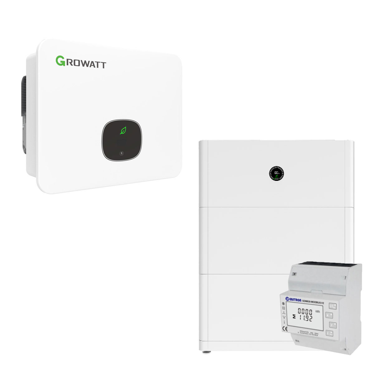 Growatt MID 11KTL3-XH 11kW Hybrid Wechselrichter 3-phasig mit 10kWh Solarspeicher-Set