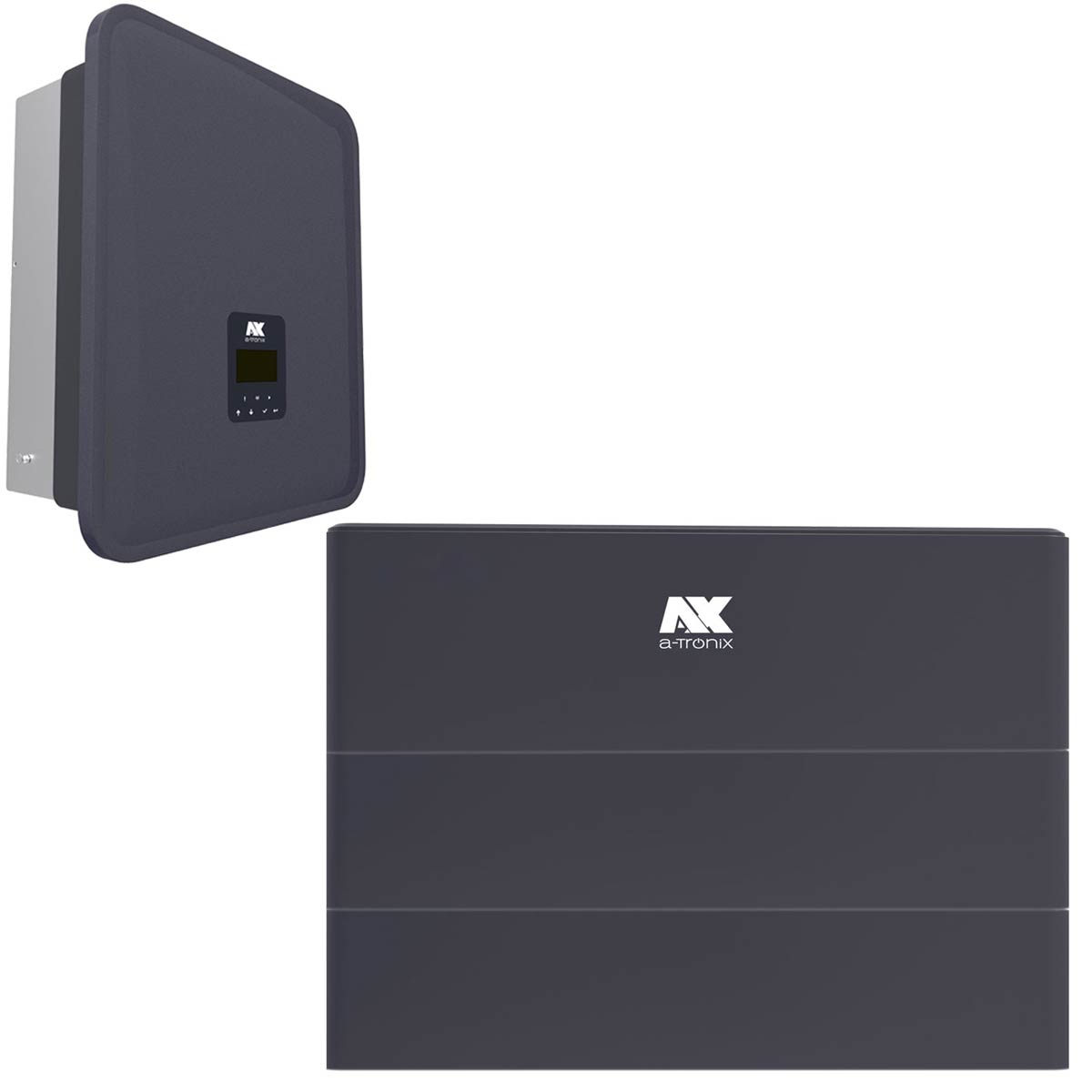 a-TroniX AX 10,0kW-3ph Hybrid Wechselrichter und 8,64kWh Speicher