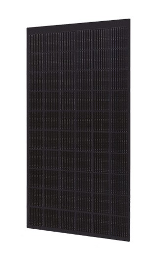 SoliTek SOLID Bifacial 370W rahmenloses Solarmodul für Photovoltaik-Anlagen (25 Stk.) Bifacial, MC4 steckbar, Rahmenlos, full black