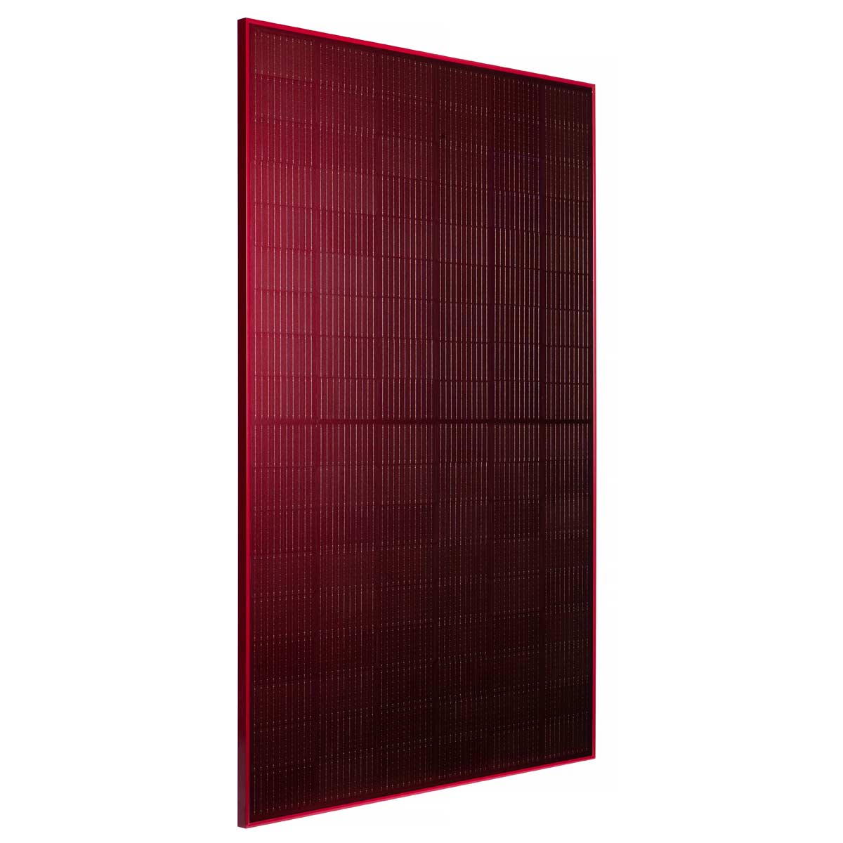 FuturaSun Silk Nova Red 370 Watt farbiges Solarmodul, rot, für Photovoltaik-Anlagen