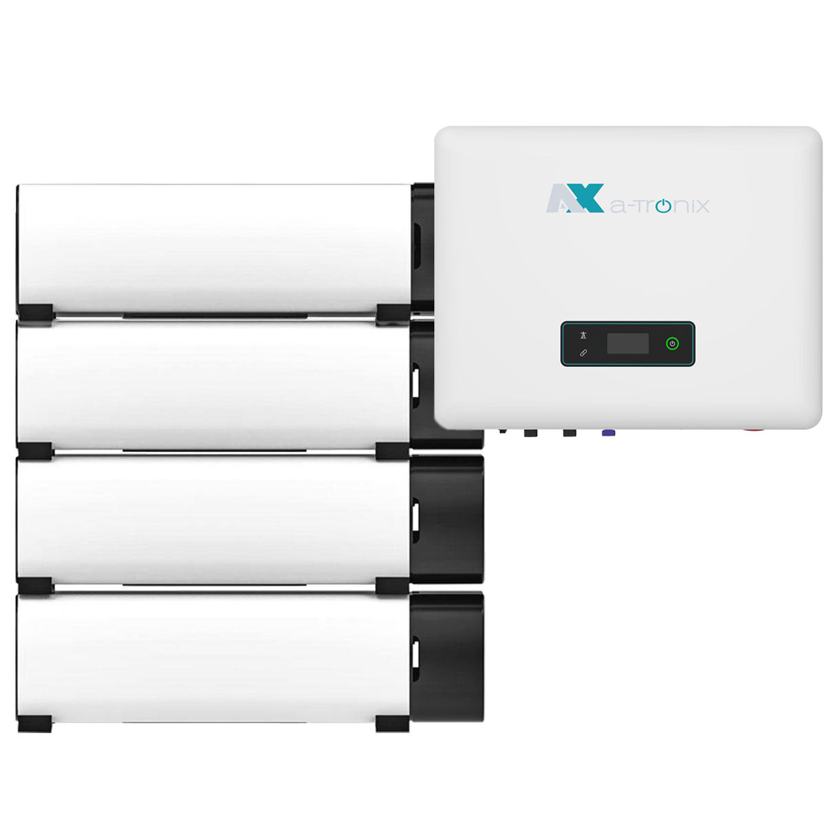 a-TroniX Hybridpower AX2 12kW Hybrid Wechselrichter mit 6,9kWh Solarspeicher-Set