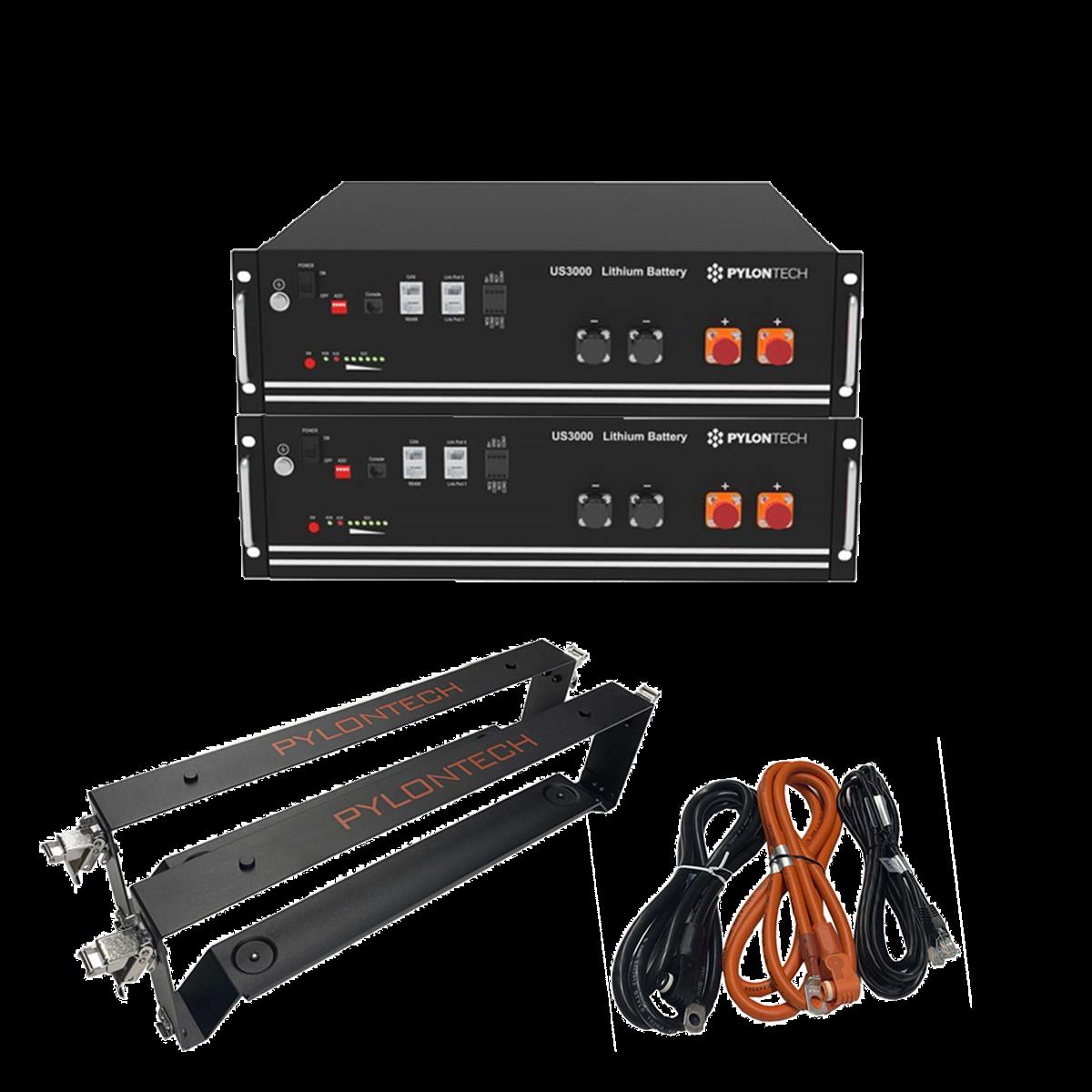 Pylontech 7 kWh Solarspeicher Lithium LiFePO4 inkl. Kabel