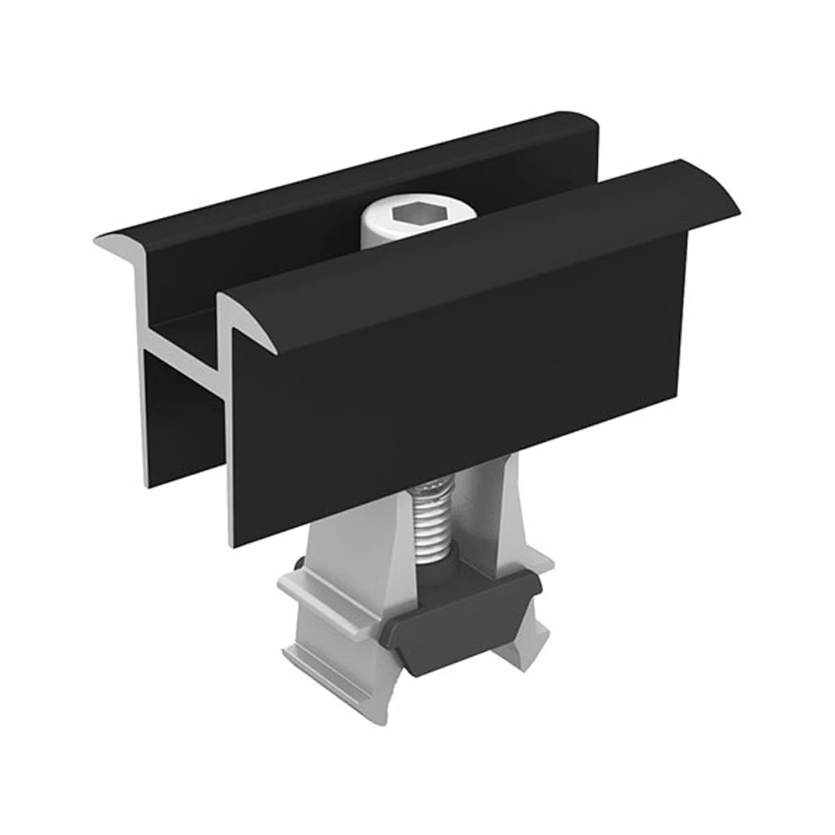 K2 Universal Mittelklemme mit  „Klickfunktion" OneMid Black